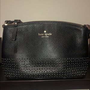 KATE SPADE NEW YORK BLACK MINI CROSSBODY BAG